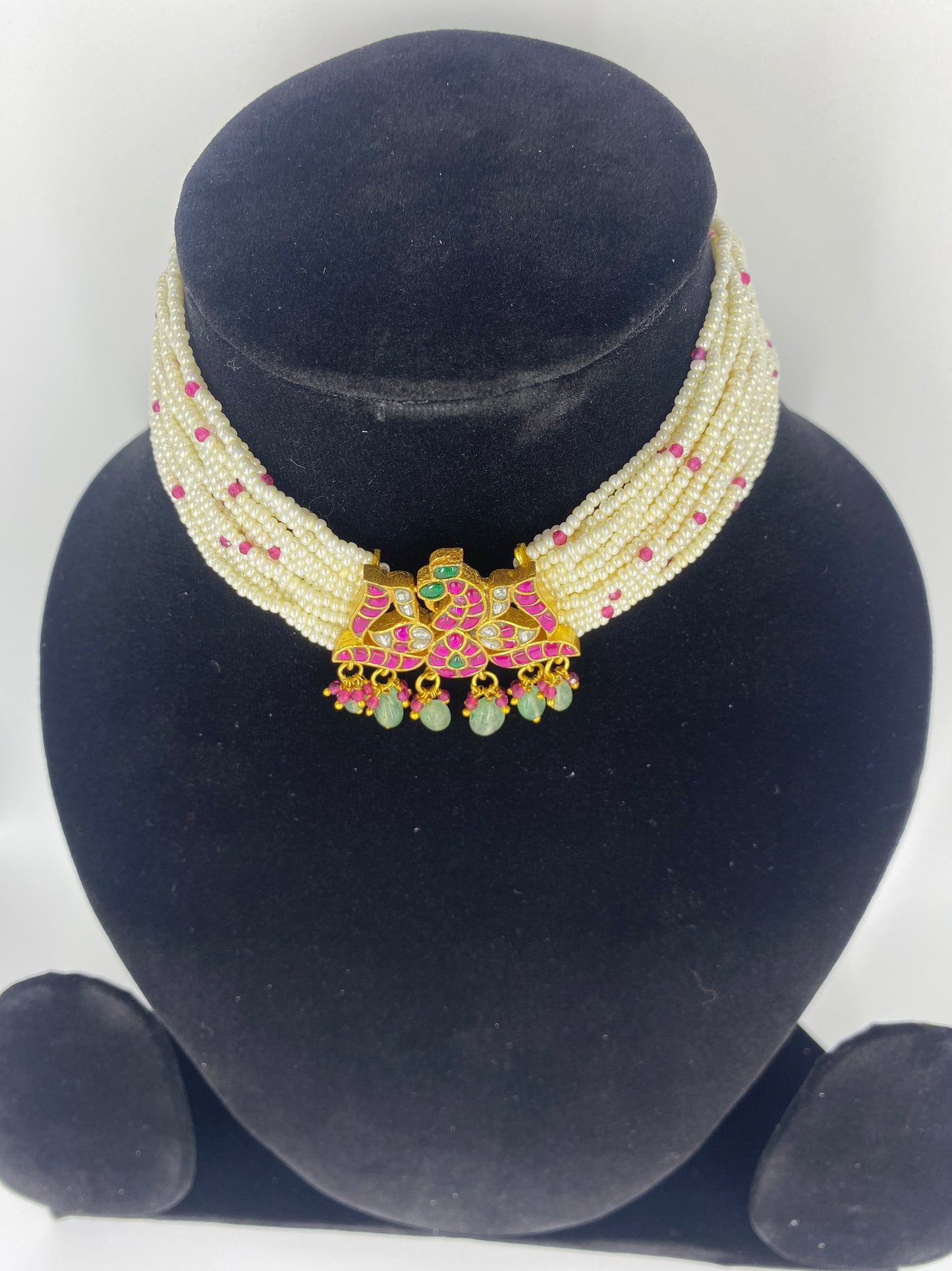 AMRITA PEARL CHOKER NECKLACE SET