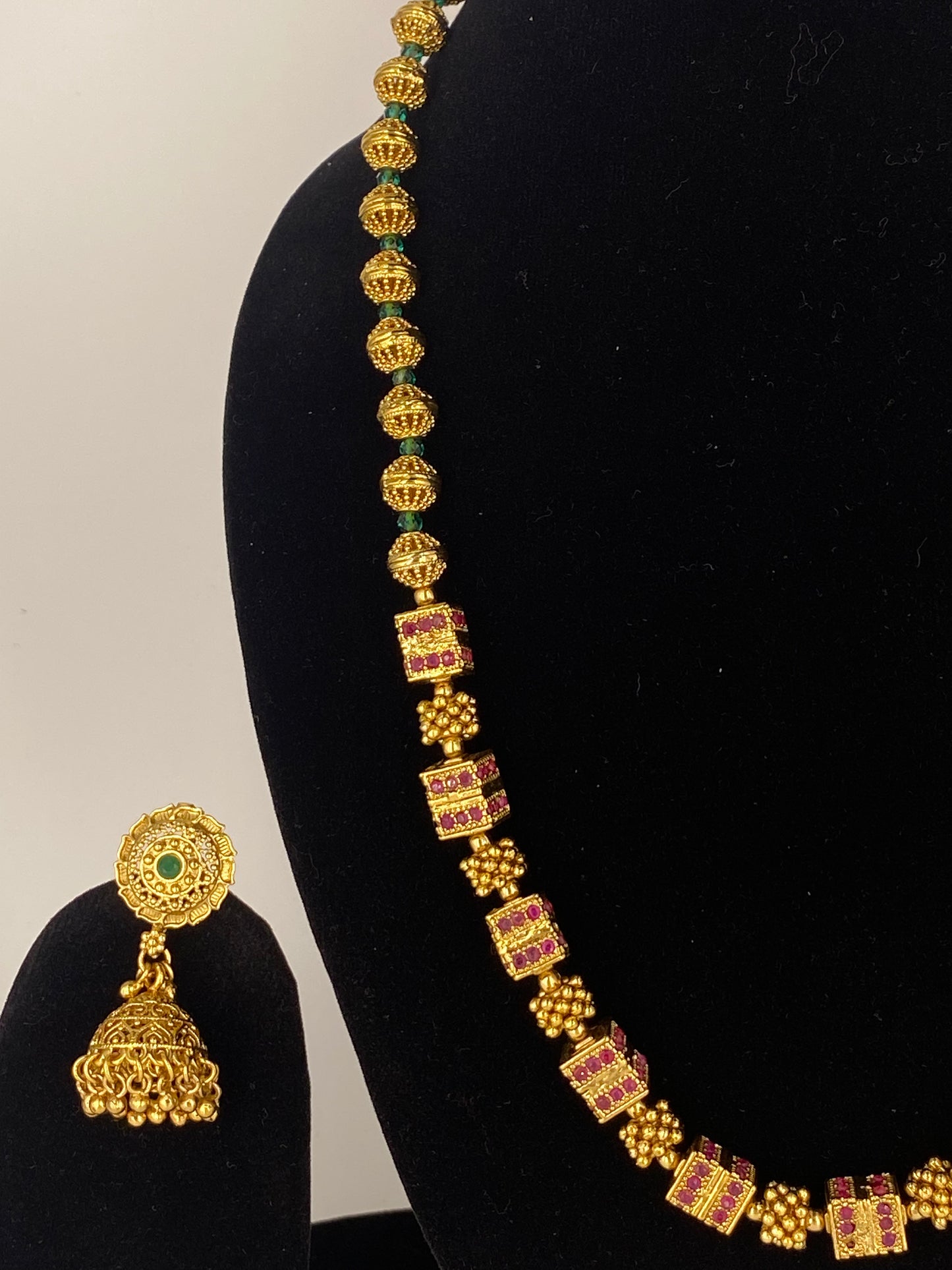 ANARKALI ANTIQUE NECKLACE SET