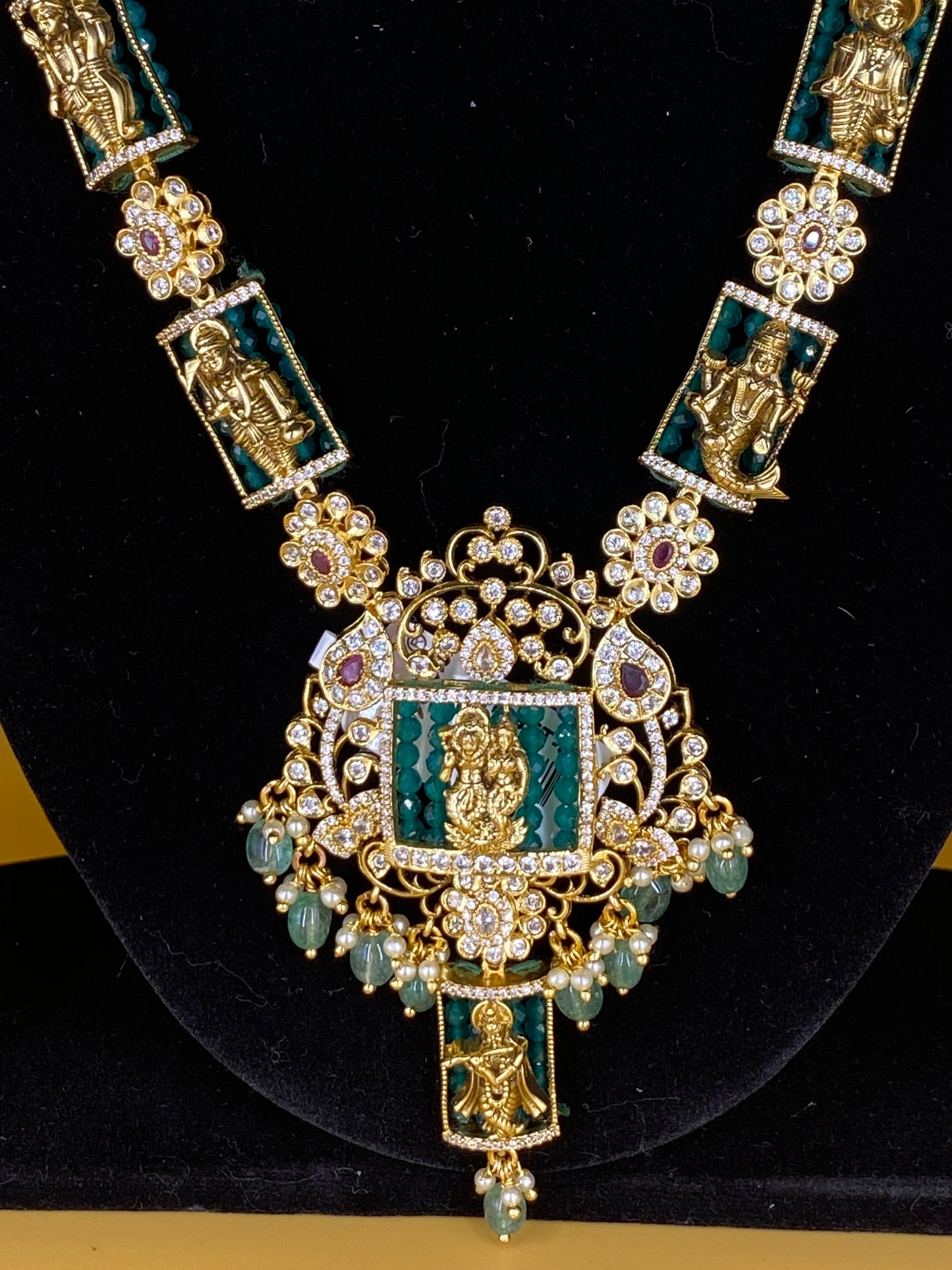 DASHAVTAR NECKLACE SET WITH EARRINGS