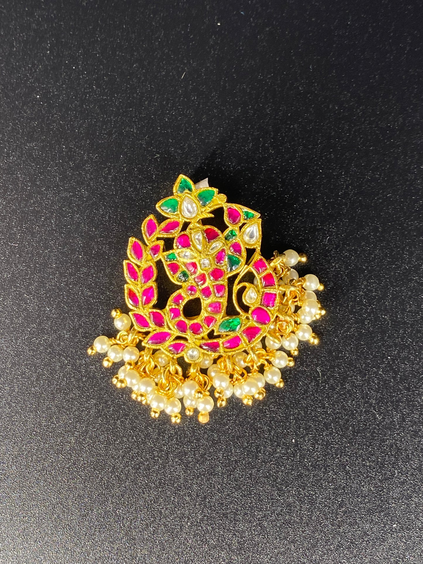 KUNDAN PINK PENDENT