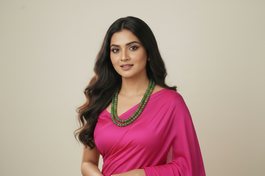 Aventurine pumpkin necklace