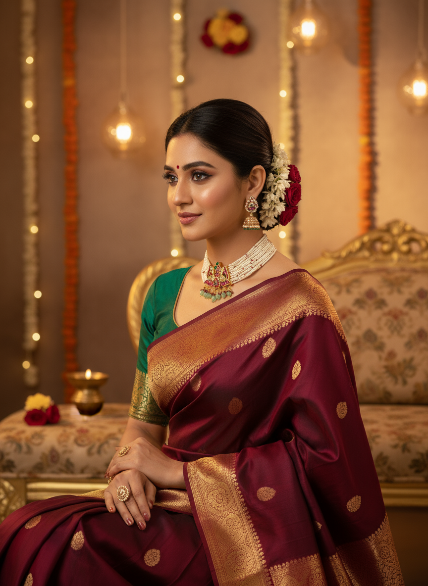 AMRITA PEARL CHOKER NECKLACE SET