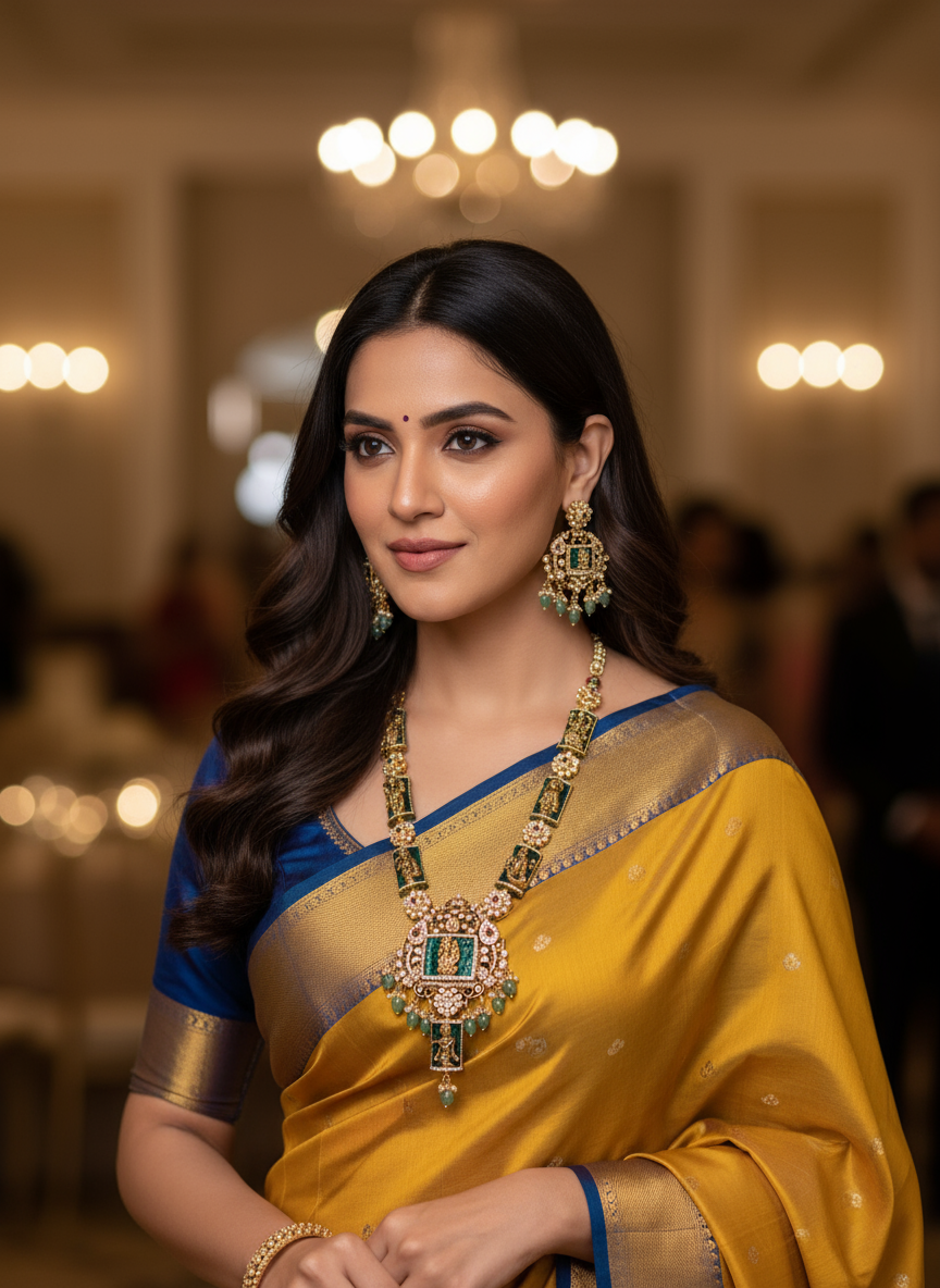 DASHAVTAR NECKLACE SET WITH EARRINGS