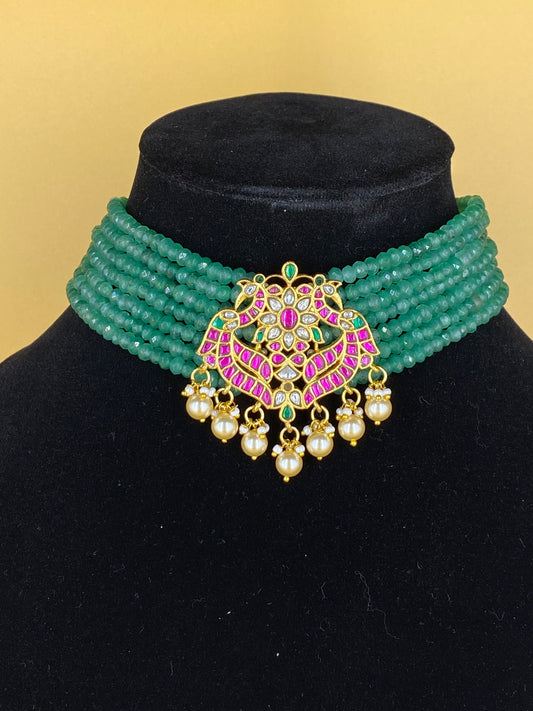 BEADS CHOKER NECKLACE SET