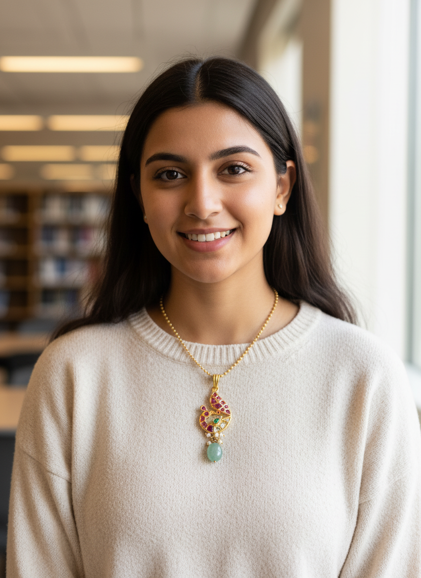 PENDENT WITH PEACOCK DEDIGN