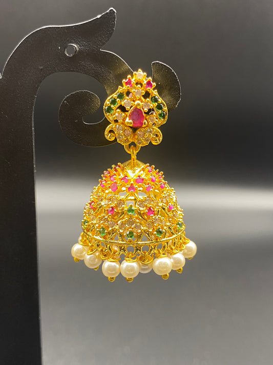 ETHNIC JUMKHI EARRINGS