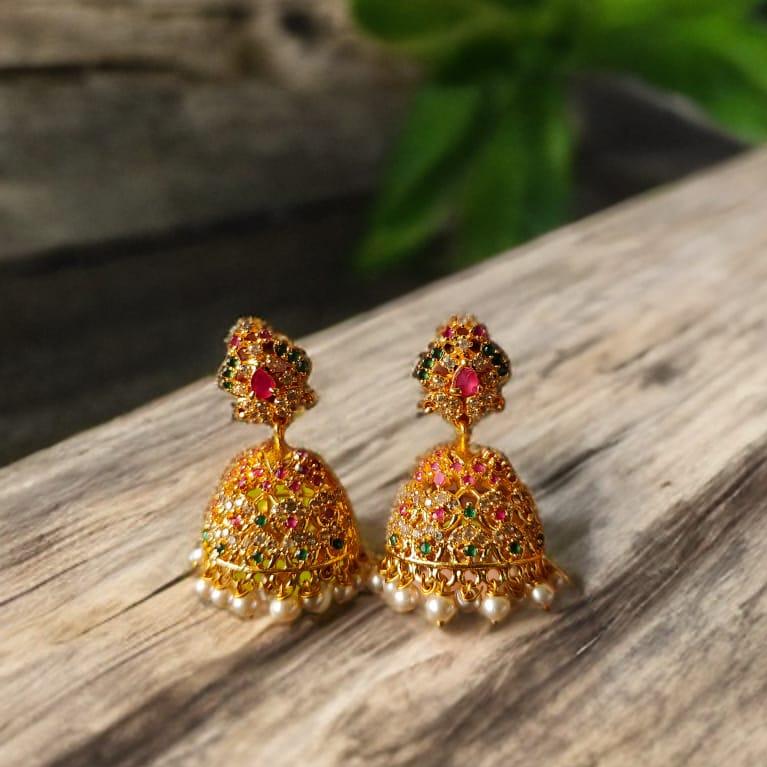 ETHNIC JUMKHI EARRINGS